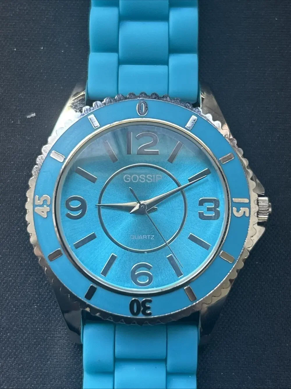 Gossip Blue Dial Bezel And Band Women’s Quartz Watch